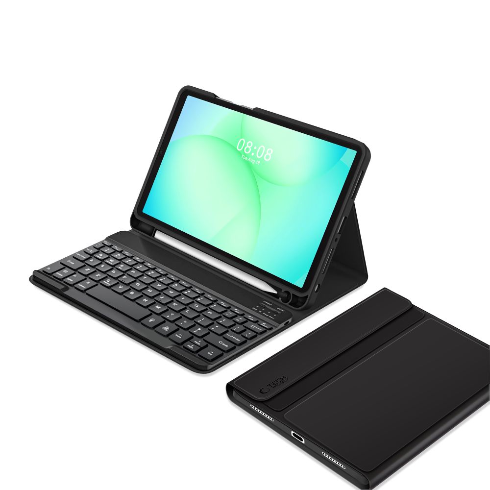 Tech-Protect Tech-Protect Galaxy Tab A11 Plus/A9 Plus Fodral SC Tangentbord Svart