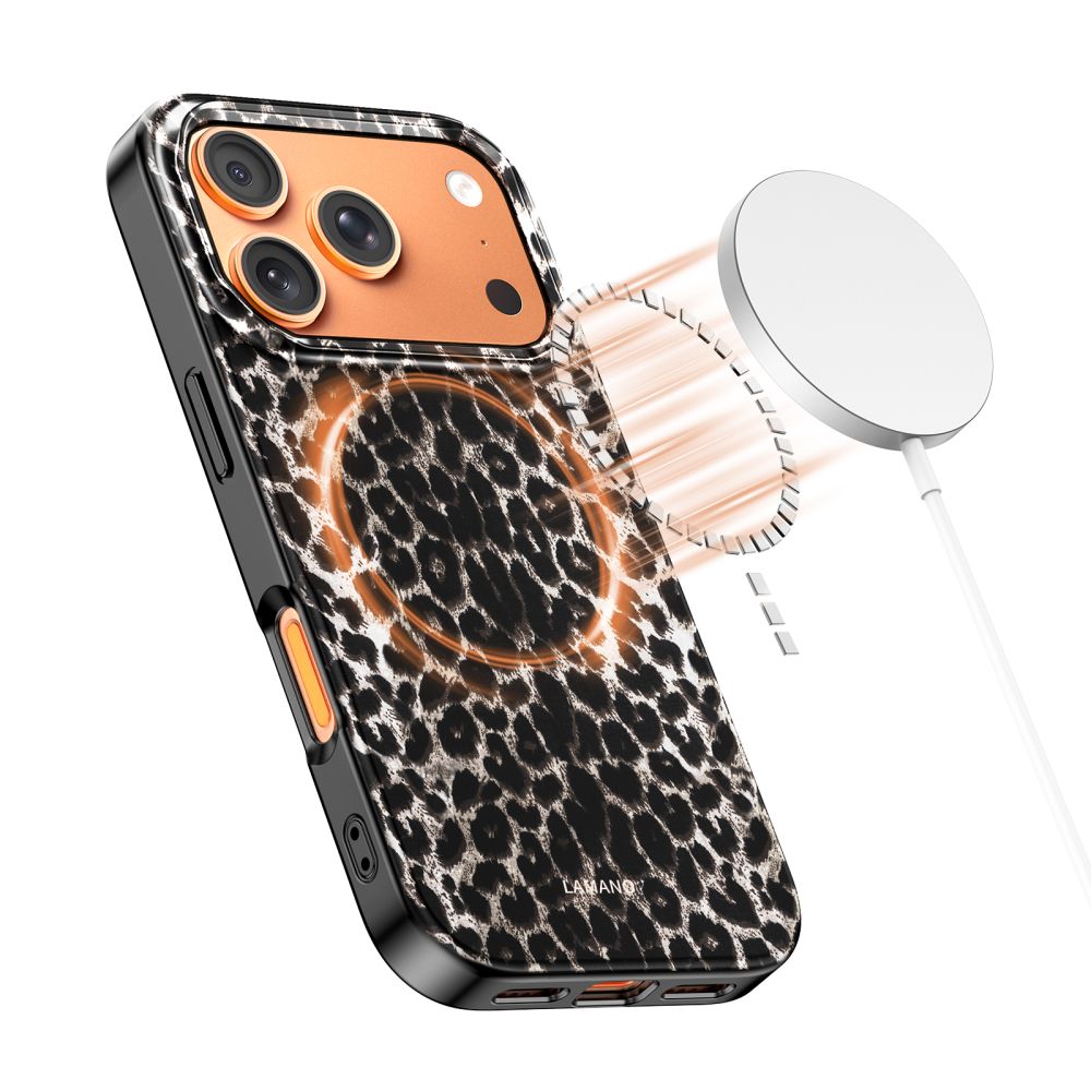 Tech-Protect Tech-Protect iPhone 17 Pro Skal MagSafe Lamano Leopard