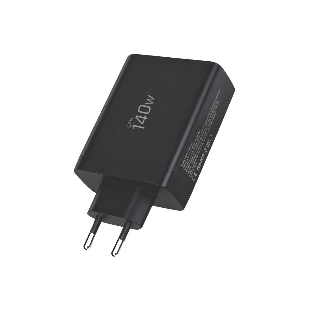 Tech-Protect Tech-Protect 140W Väggladdare PD QC3.0 USB-C/USB-A Svart