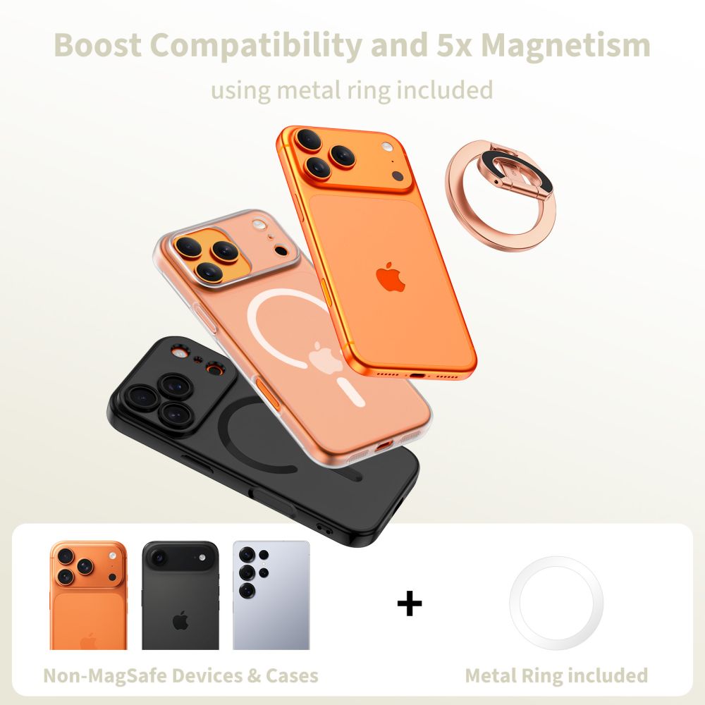 Tech-Protect Tech-Protect Magnetisk MagSafe Ringhållare Lamano Roséguld