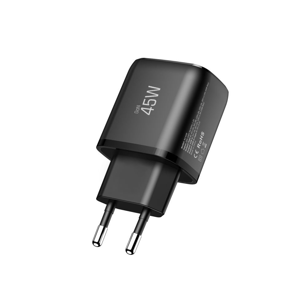 Tech-Protect Tech-Protect 45W Väggladdare Inkl. USB-C - USB-C Kabel Svart