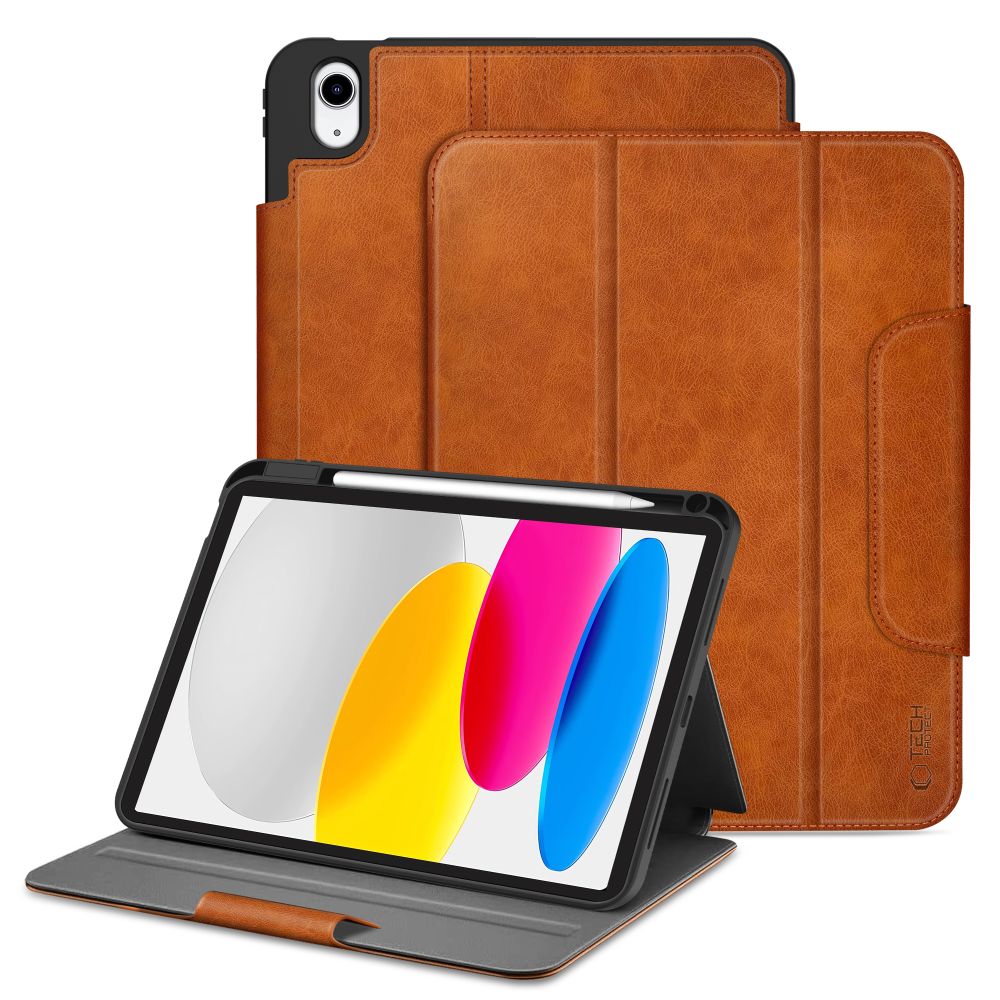 Tech-Protect Tech-Protect iPad 11 2025/10.9 2022 Fodral Fleece Brun