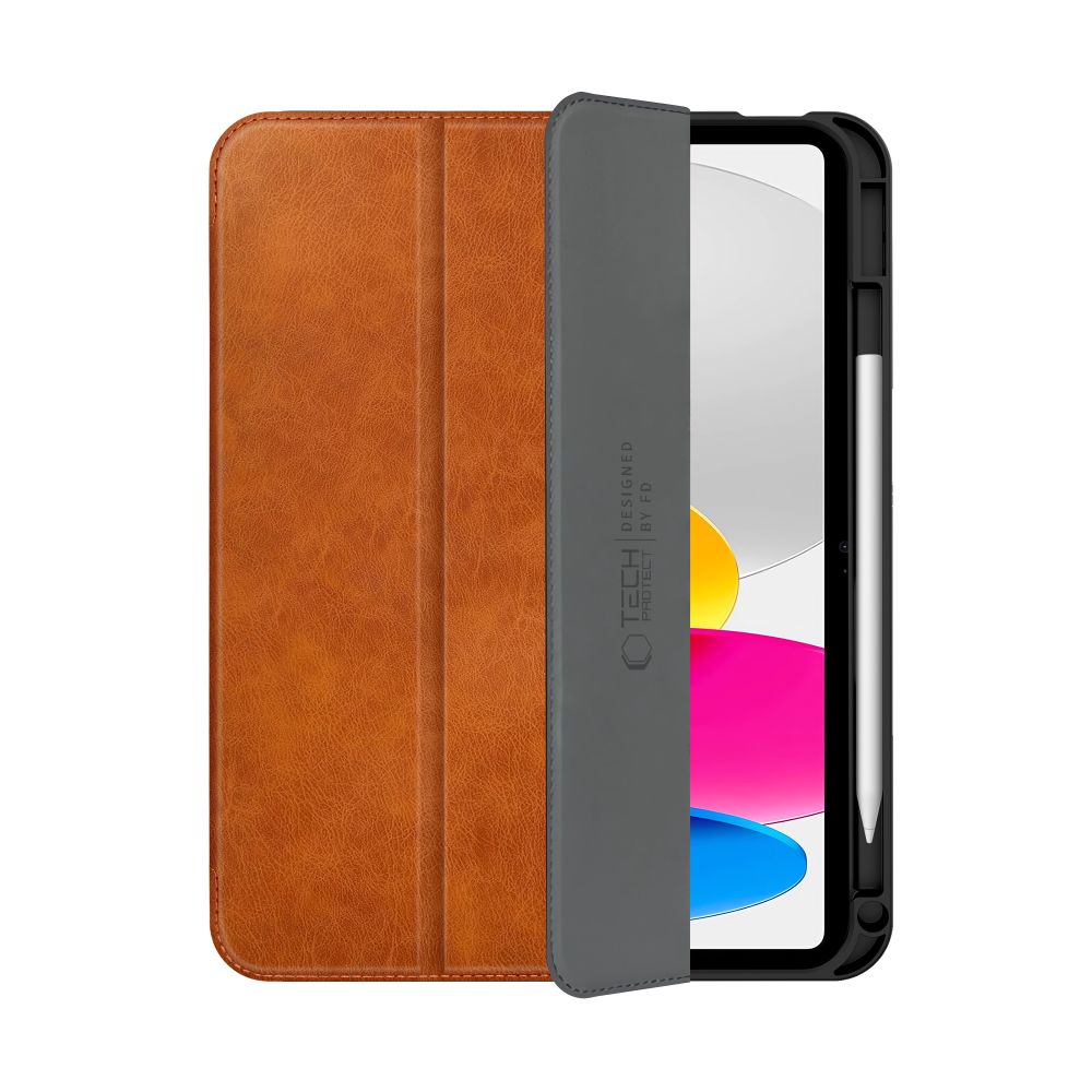 Tech-Protect Tech-Protect iPad 11 2025/10.9 2022 Fodral Fleece Brun