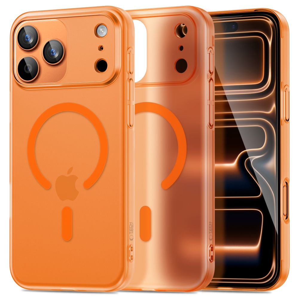 Tech-Protect Tech-Protect iPhone 17 Pro Skal MagSafe MagSlim Cosmic Orange