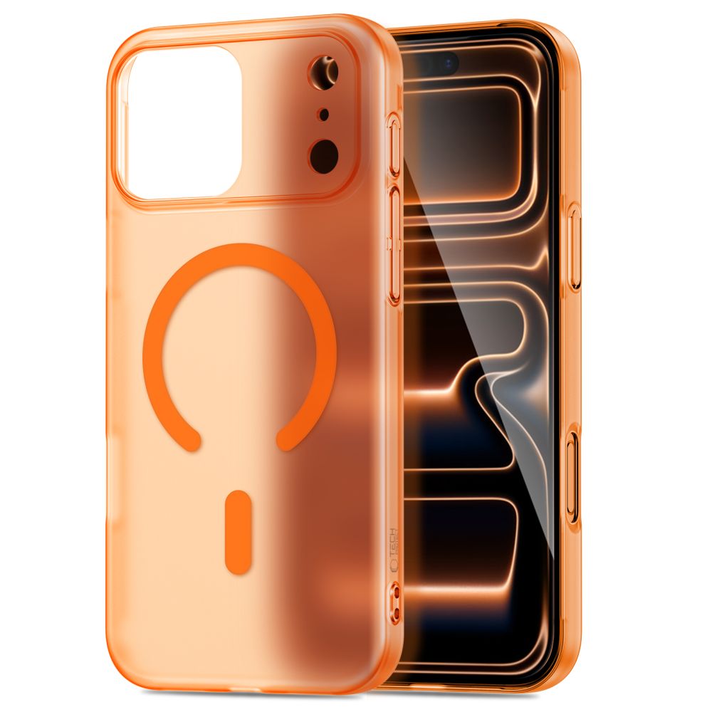 Tech-Protect Tech-Protect iPhone 17 Pro Max Skal MagSafe MagSlim Cosmic Orange