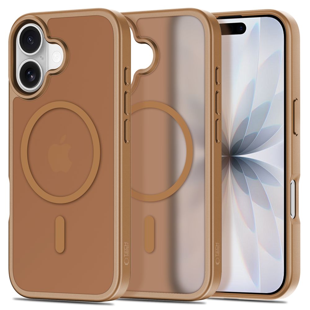 Tech-Protect Tech-Protect iPhone 17 Skal MagSafe BasicMag Matte Brown