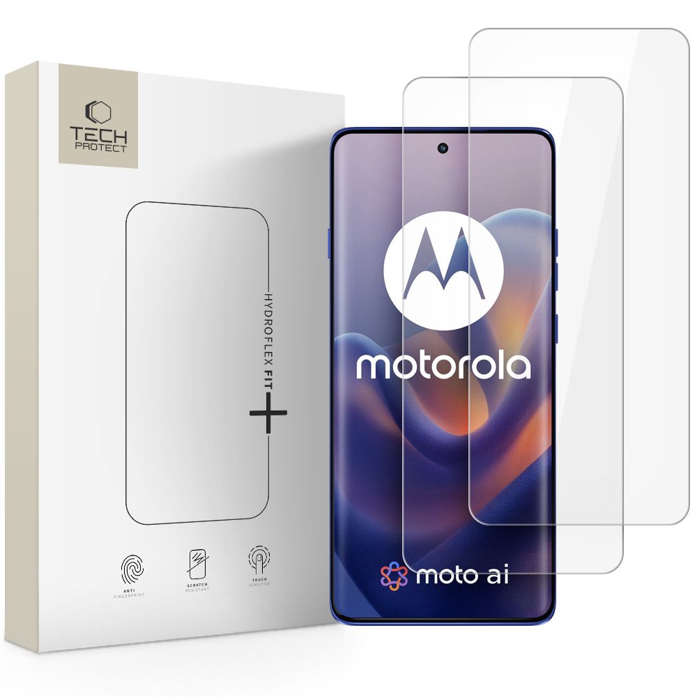 Tech-Protect T-P Motorola Edge 60/60 Pro/60 Fusion 2-PACK Skärmskydd HydroFlex+