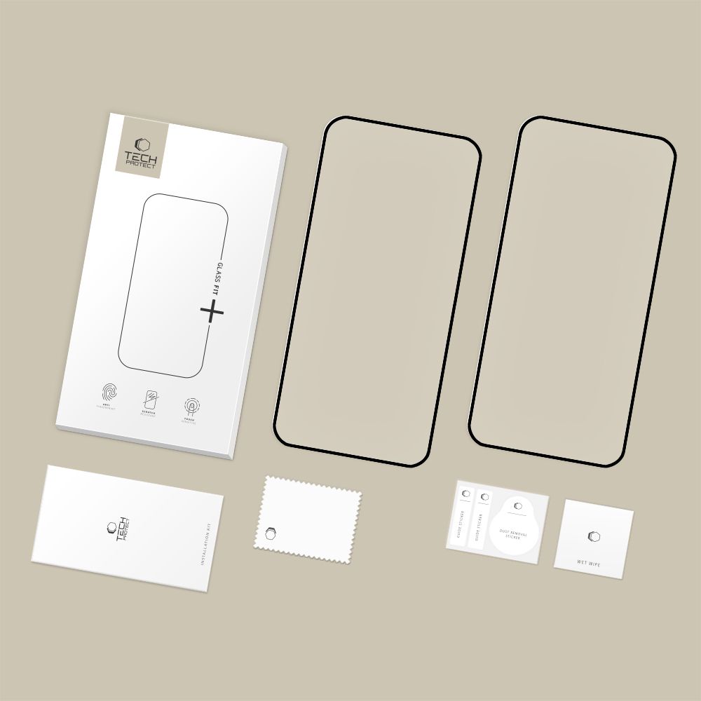 Tech-Protect Tech-Protect Redmi Note 15 Pro 5G 2-PACK Skärmskydd GlassFit+