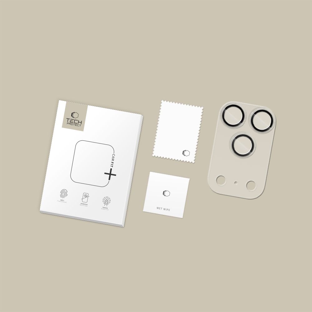 Tech-Protect Tech-Protect iPhone 17 Pro Linsskydd CamFull Fit+ Transparent