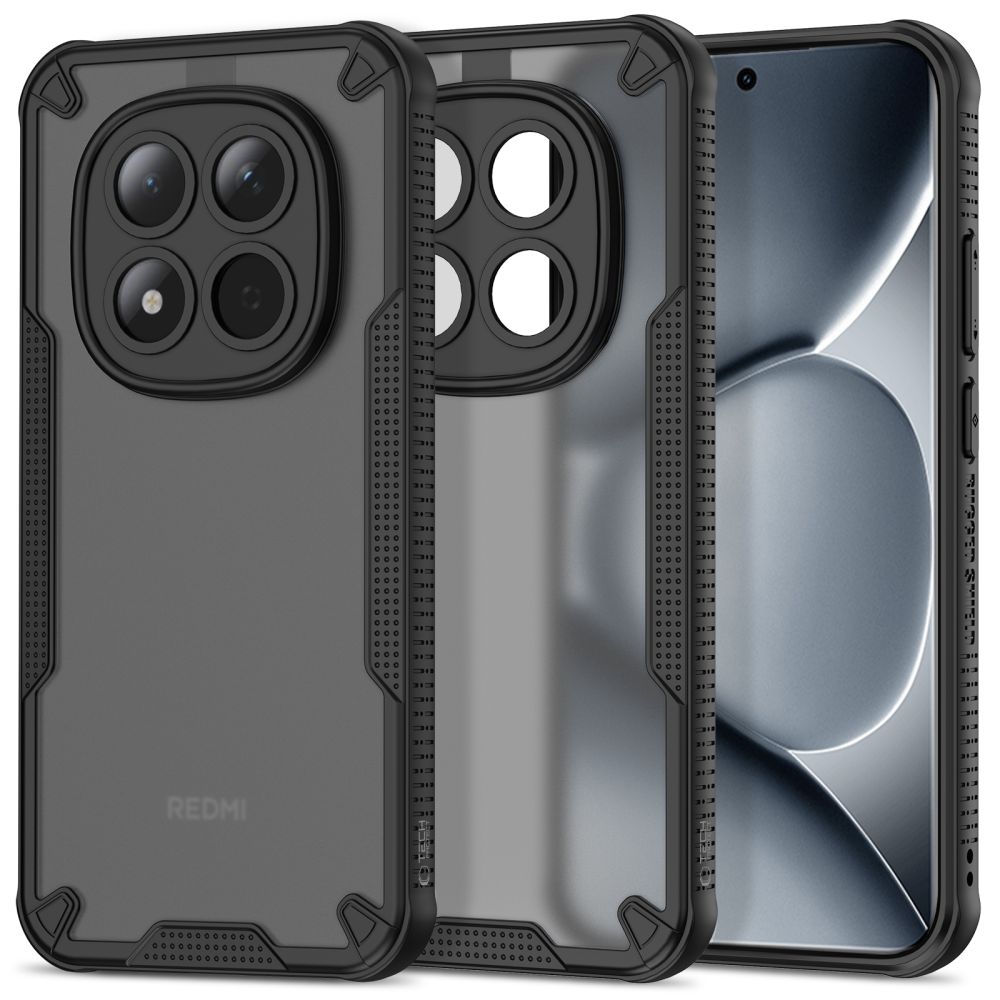 Tech-Protect Tech-Protect Xiaomi Redmi Note 15 Pro Plus Skal Rugged Shield Svart