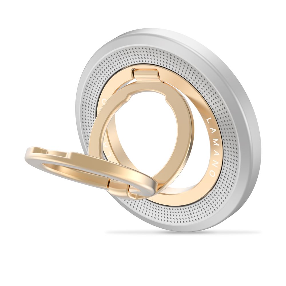 Tech-Protect Tech-Protect Magnetisk MagSafe Ringhållare Lamano Grå / Guld