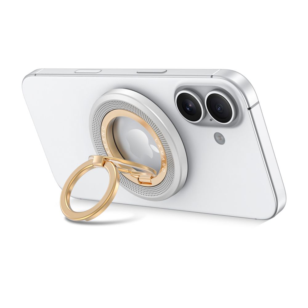 Tech-Protect Tech-Protect Magnetisk MagSafe Ringhållare Lamano Grå / Guld