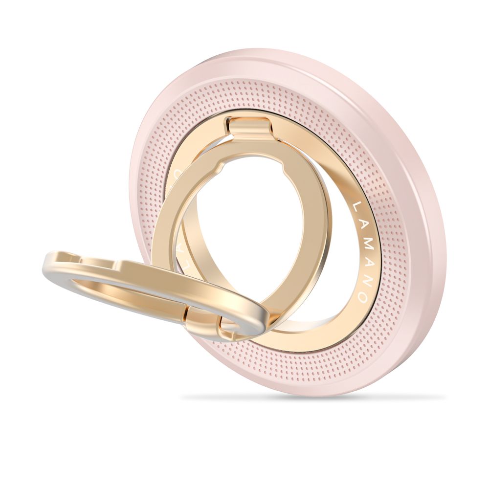 Tech-Protect Tech-Protect Magnetisk MagSafe Ringhållare Lamano Rosa / Guld