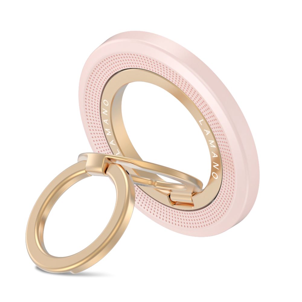 Tech-Protect Tech-Protect Magnetisk MagSafe Ringhållare Lamano Rosa / Guld