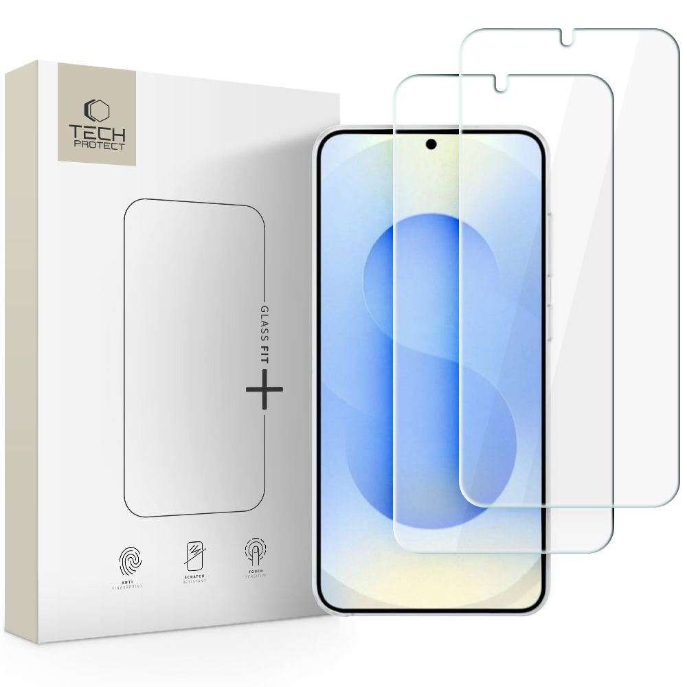 Tech-Protect Tech-Protect Galaxy S26 2-PACK Skärmskydd GlassFit+