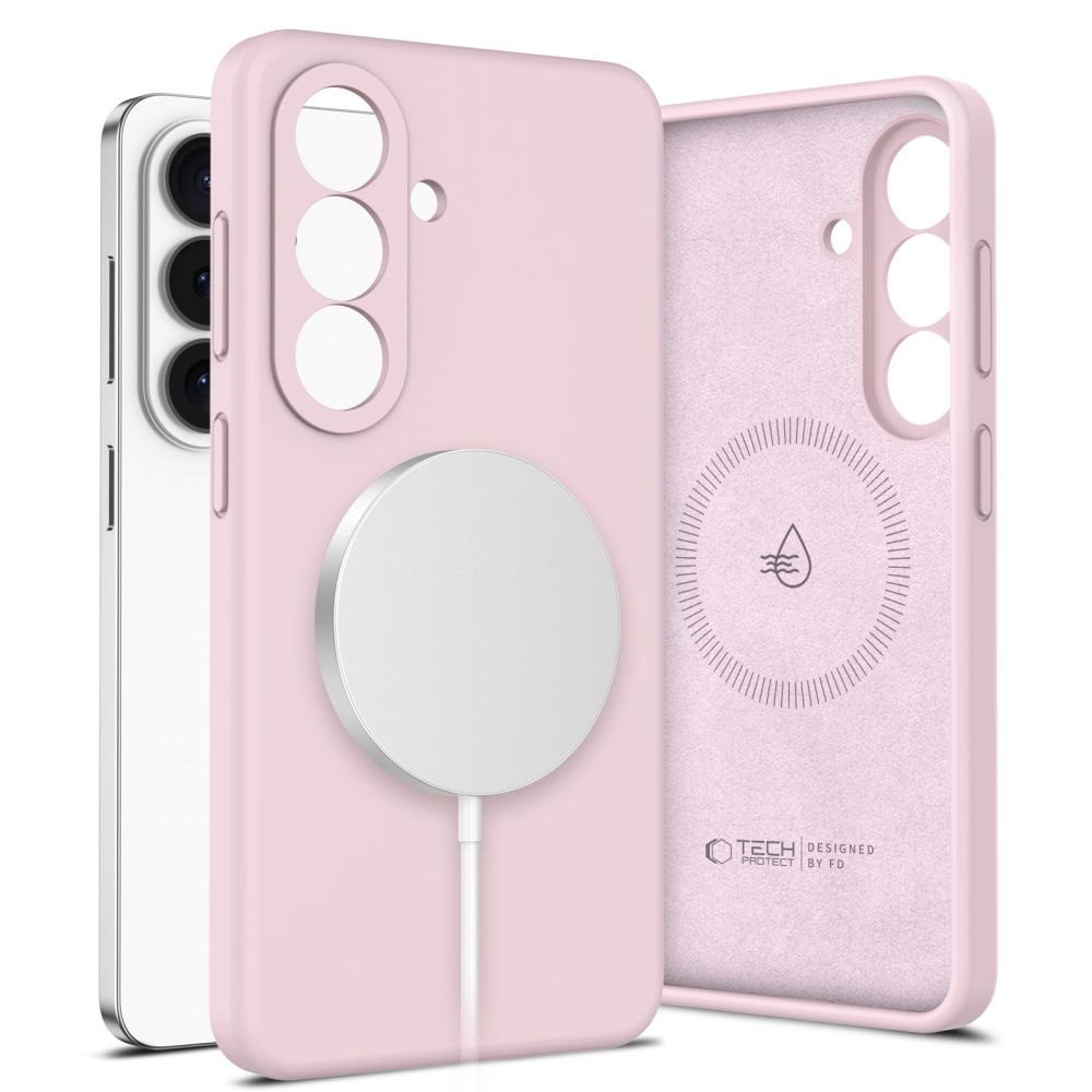 Tech-Protect Tech-Protect Galaxy S26 Skal MagSafe Silicone Pink Pearl