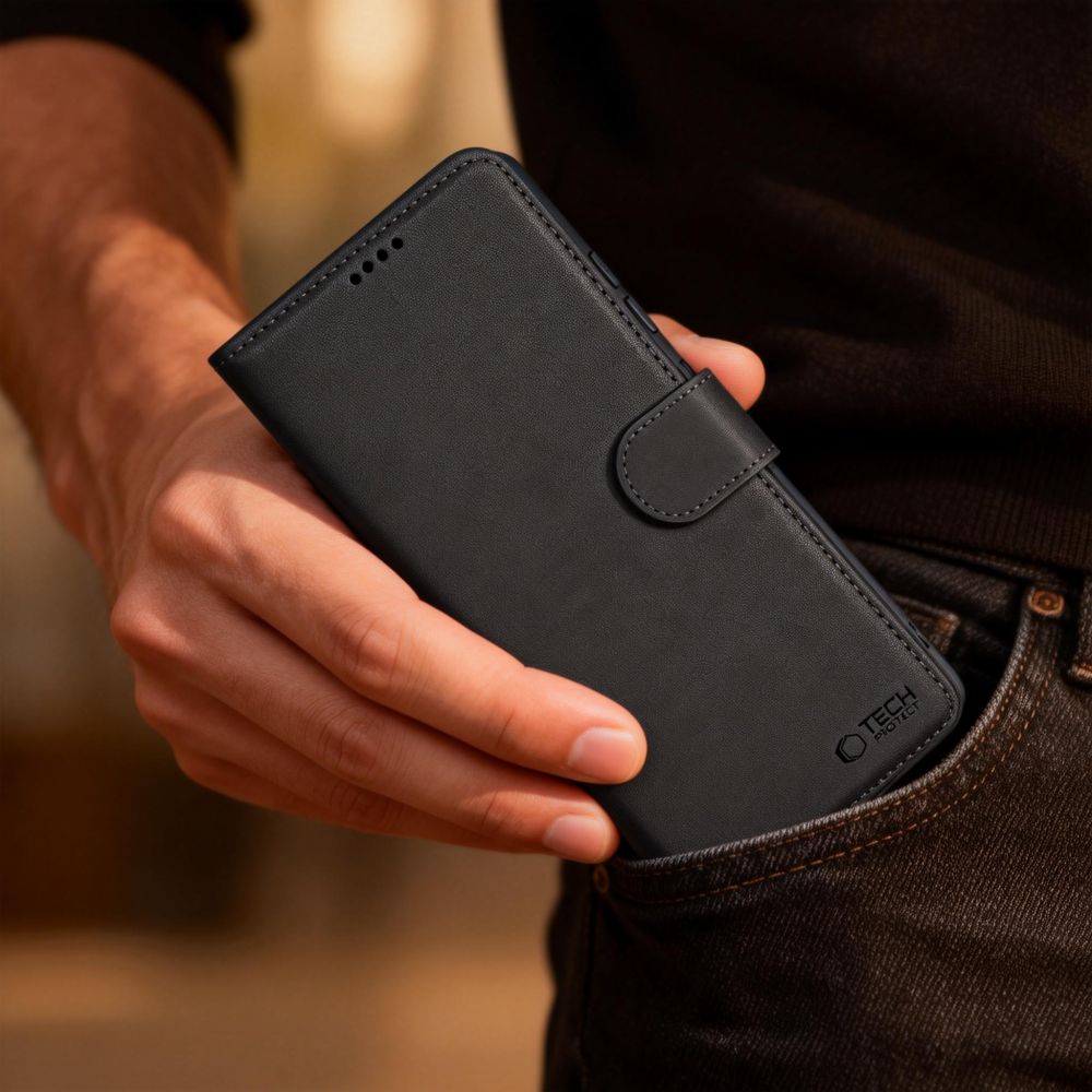 Tech-Protect Tech-Protect Samsung Galaxy S26 Ultra Fodral Läder Svart
