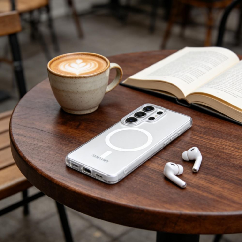 Tech-Protect Tech-Protect Galaxy S26 Ultra Skal MagSafe MagSlim Matt Vit
