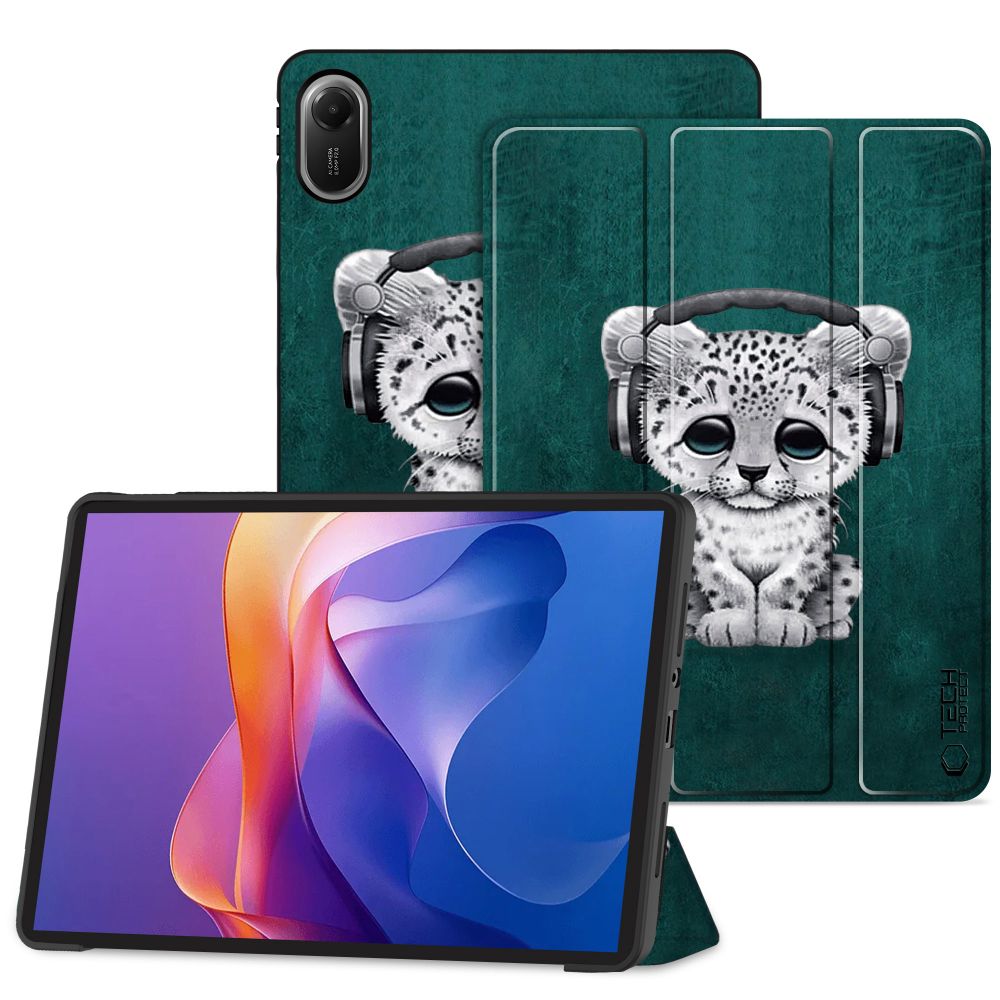 Tech-Protect Tech-Protect Xiaomi Redmi Pad 2 Fodral SmartCase Sad Cat
