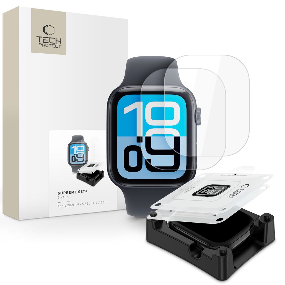 Tech-Protect Tech-Protect Apple Watch 40 mm 2-PACK Skärmsskydd HydroFlex+