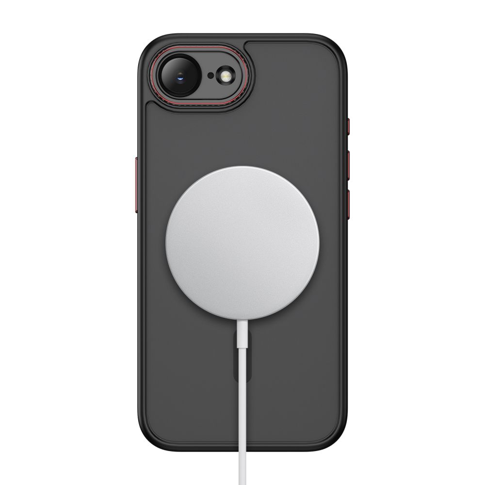 Tech-Protect Tech-Protect iPhone 17e/16e Skal MagSafe MagCam Svart/Röd