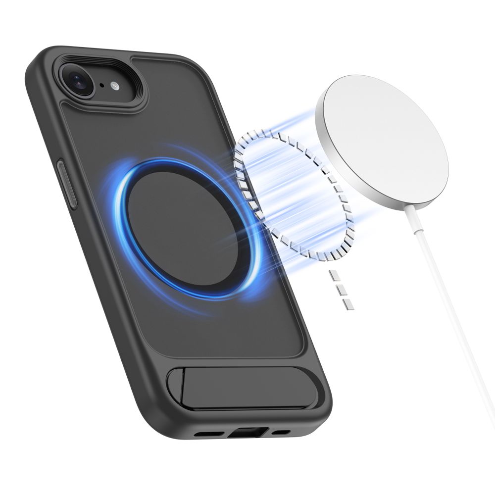 Tech-Protect Tech-Protect iPhone 17e/16e Skal MagSafe MagRack Matt Svart