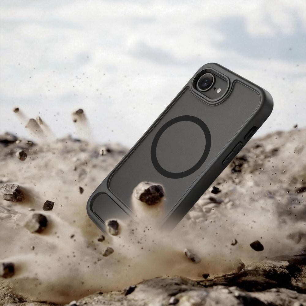 Tech-Protect Tech-Protect iPhone 17e/16e Skal MagSafe MagRack Matt Svart