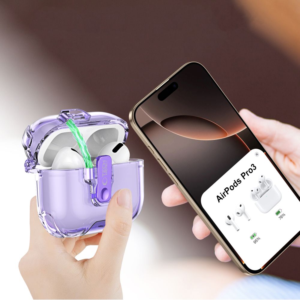 Tech-Protect Tech-Protect AirPods Pro 3 Skal Bounce Pro Transparent