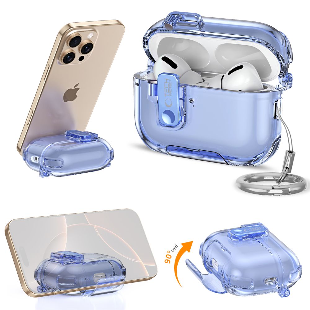 Tech-Protect Tech-Protect AirPods Pro 3 Skal Bounce Pro Mist Blue