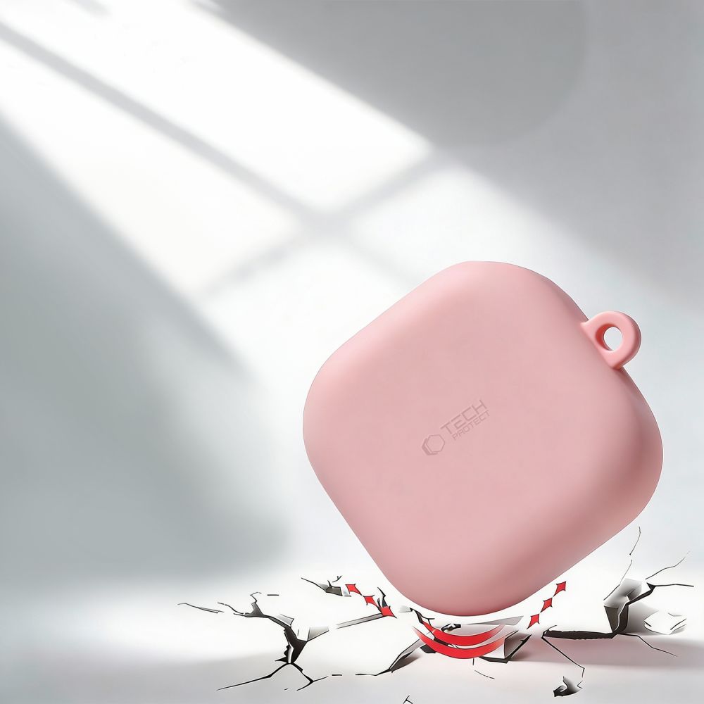 Tech-Protect Tech-Protect Galaxy Buds 4 / 4 Pro Skal Silikon Hook Svart
