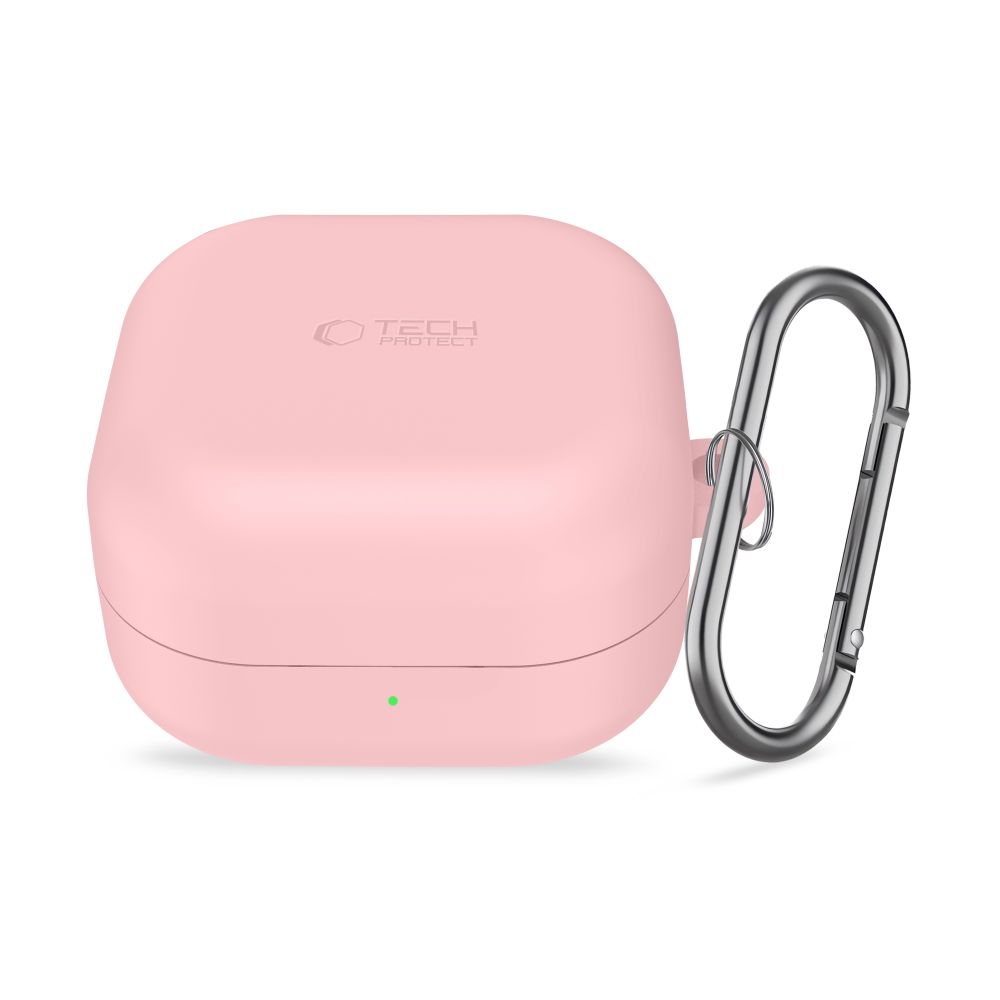 Tech-Protect Tech-Protect Galaxy Buds 4 / 4 Pro Skal Silikon Hook Dusty Pink