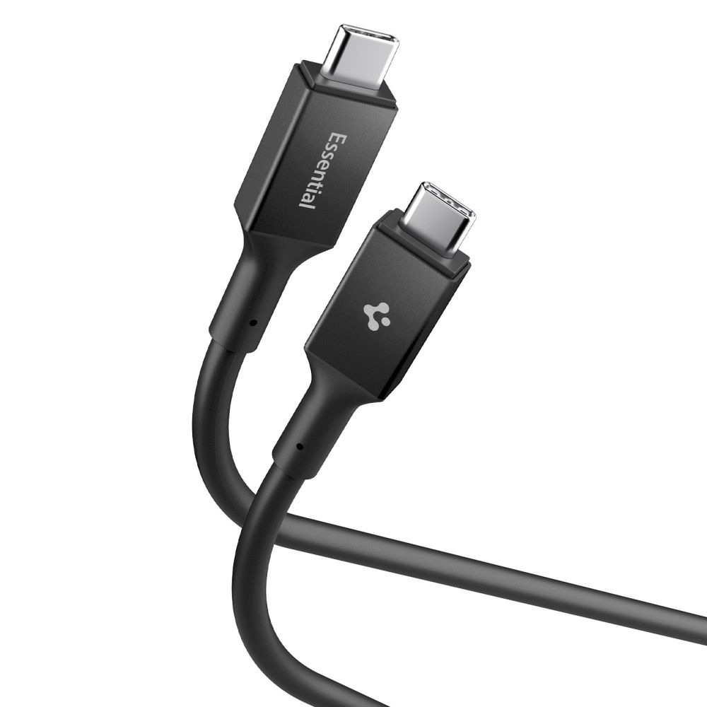 Spigen Spigen 2m 100W USB-C - USB-C Kabel Essential Svart