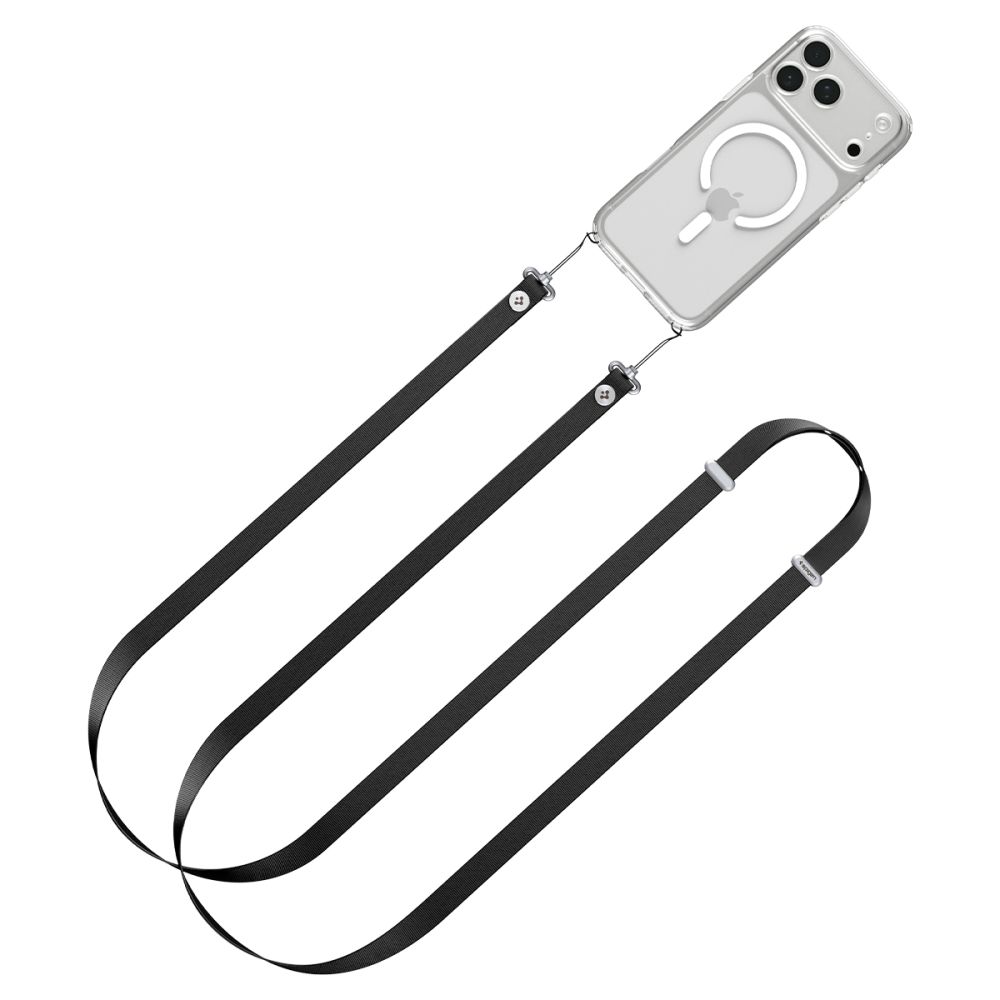 Spigen Spigen Mobilsnöre Lanyard Strap Crossbody Svart