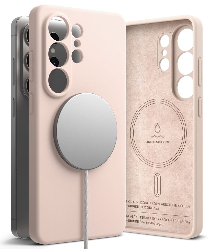 Ringke Ringke Galaxy S26 Ultra Skal MagSafe Silicone Pink Sand