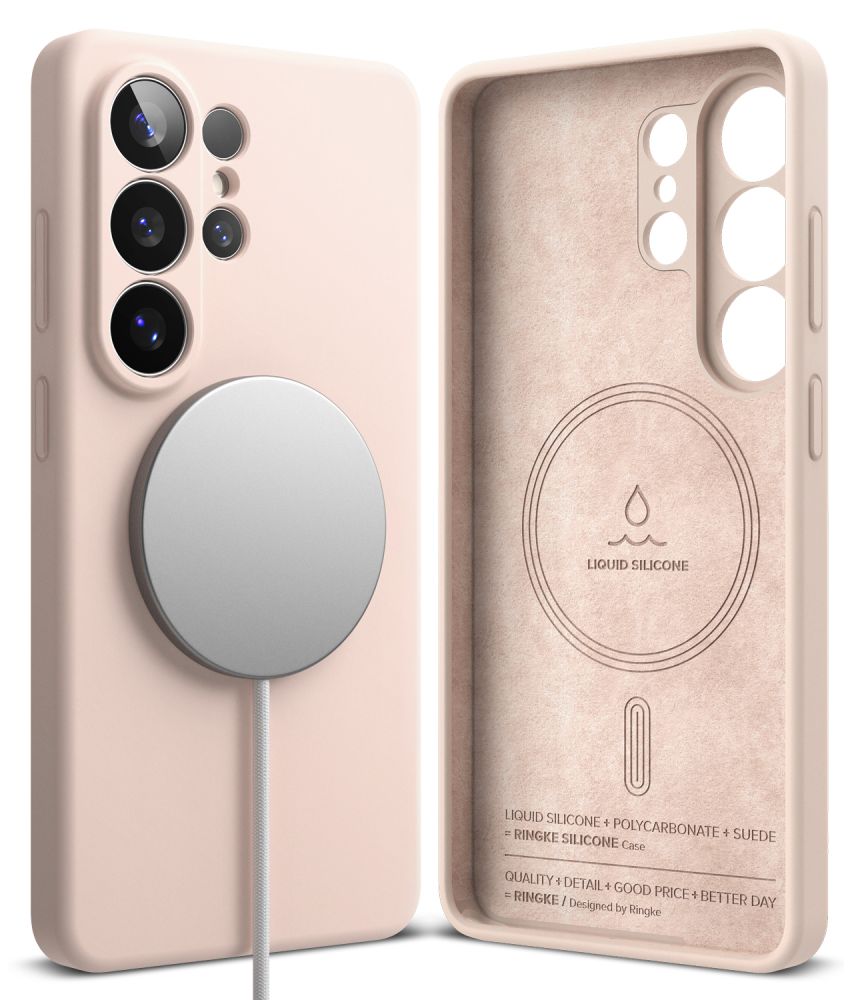 Ringke Ringke Galaxy S26 Ultra Skal MagSafe Silicone Pink Sand