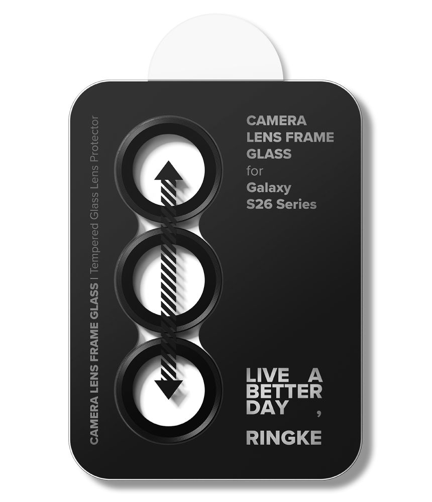 Ringke Ringke Galaxy S26/S26 Plus 2-PACK Linsskydd Härdat Glas Svart