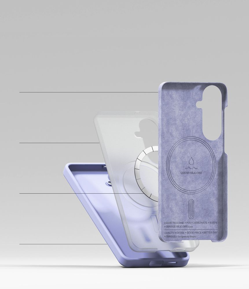 Ringke Ringke Samsung Galaxy S26 Skal MagSafe Silicone Lavender