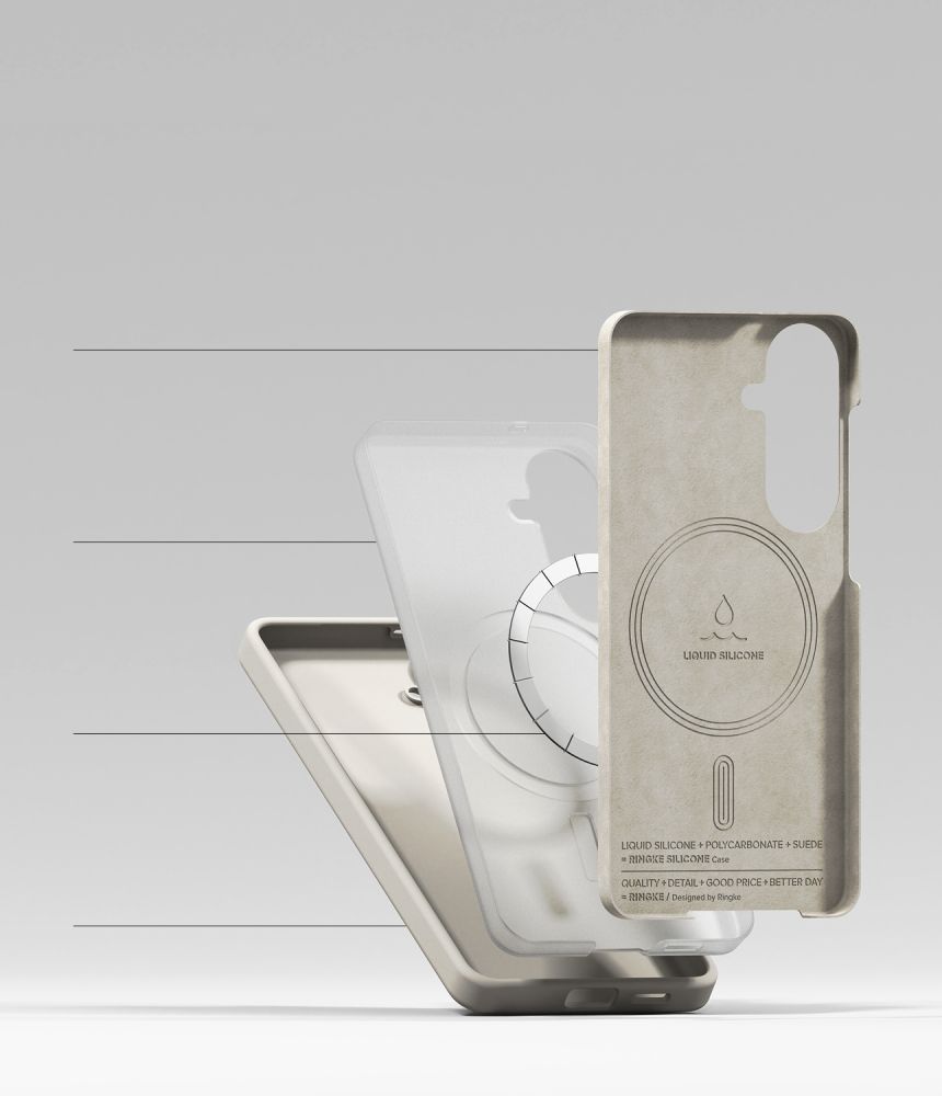 Ringke Ringke Samsung Galaxy S26 Skal MagSafe Silicone Stone