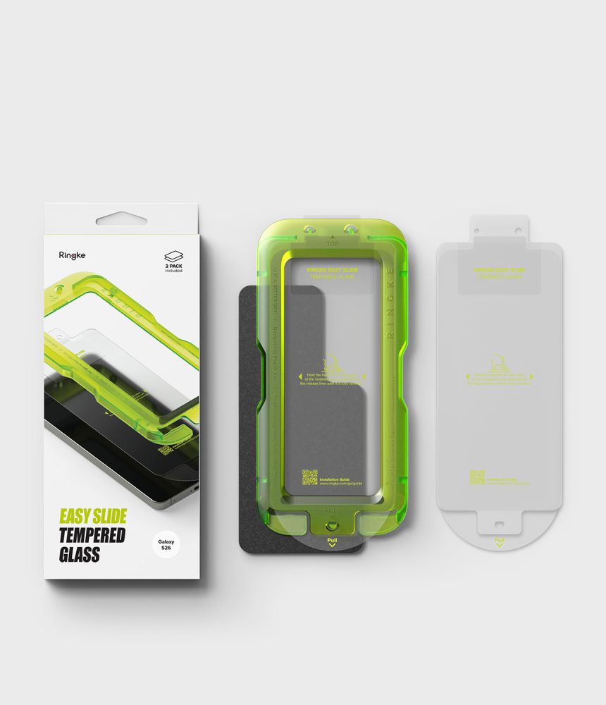 Ringke Ringke Galaxy S26 2-PACK Easy Slide Skärmskydd Härdat Glas