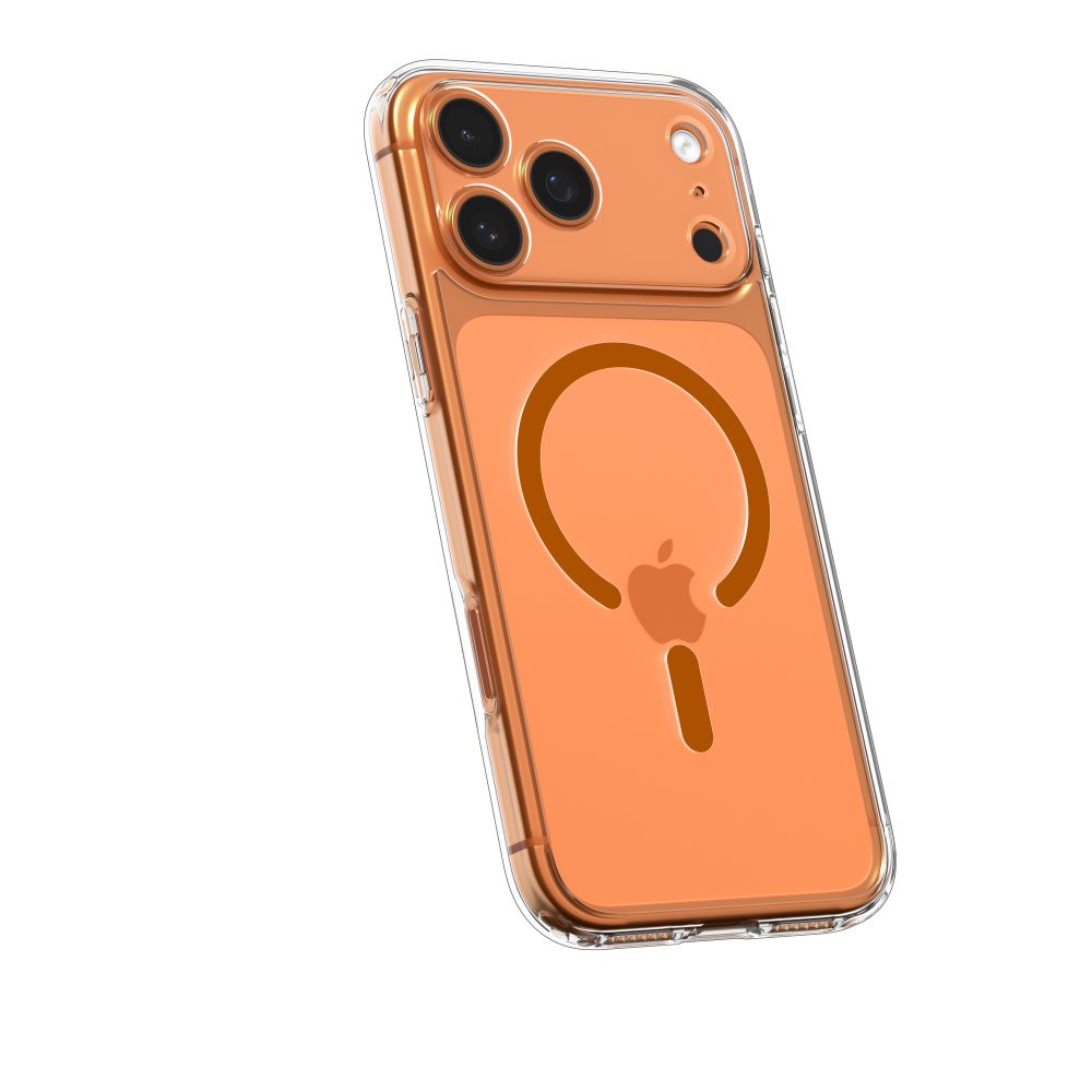 Spigen Spigen iPhone 17 Pro Max Skal MagSafe Ultra Hybrid Transparent/Orange