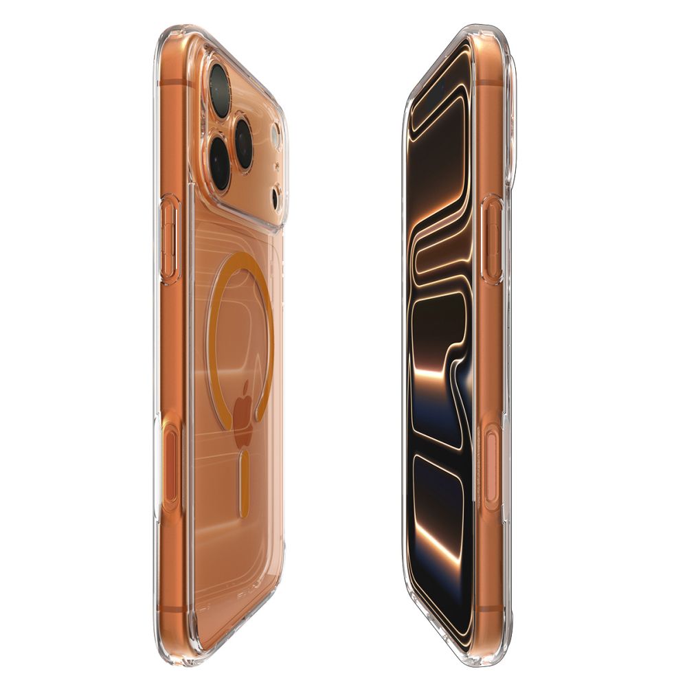 Spigen Spigen iPhone 17 Pro Max Skal MagSafe Ultra Hybrid Transparent/Orange