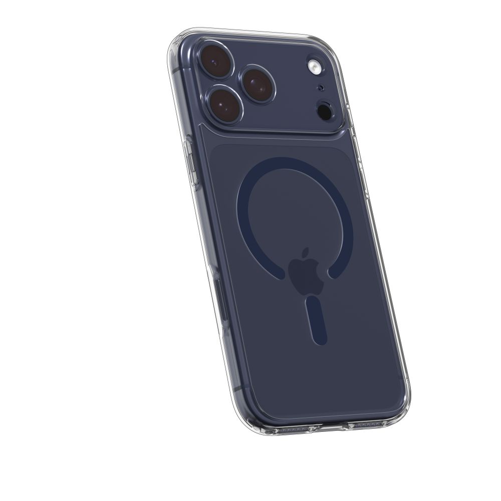 Spigen Spigen iPhone 17 Pro Skal MagSafe Ultra Hybrid Clear / Deep Blue