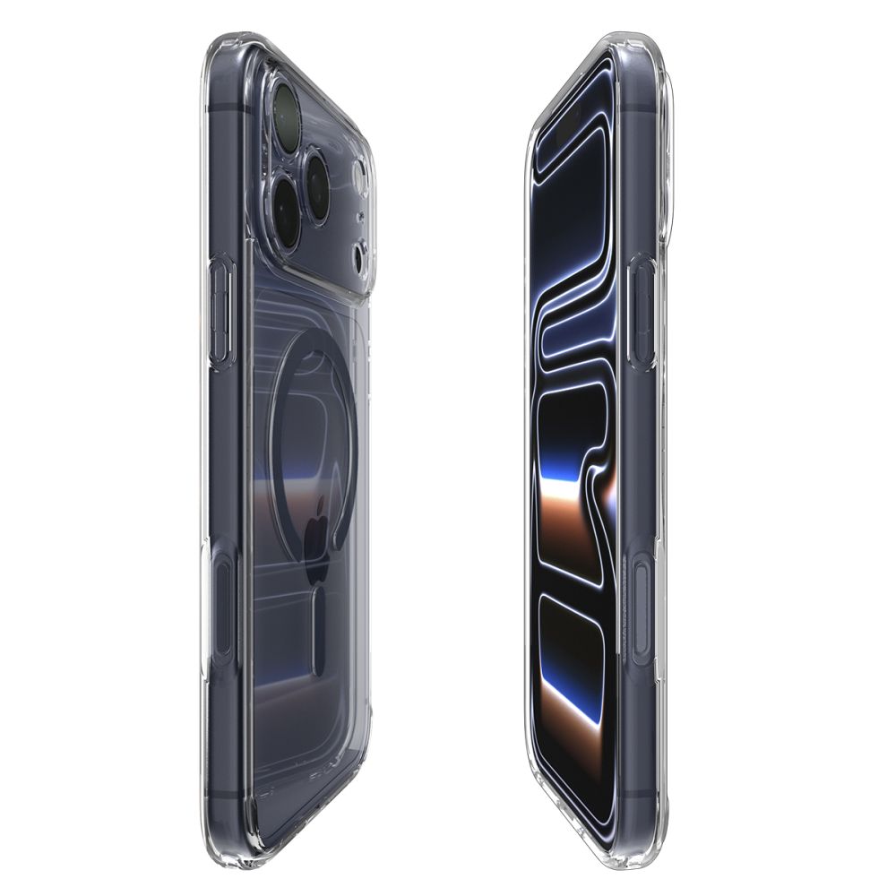 Spigen Spigen iPhone 17 Pro Skal MagSafe Ultra Hybrid Clear / Deep Blue