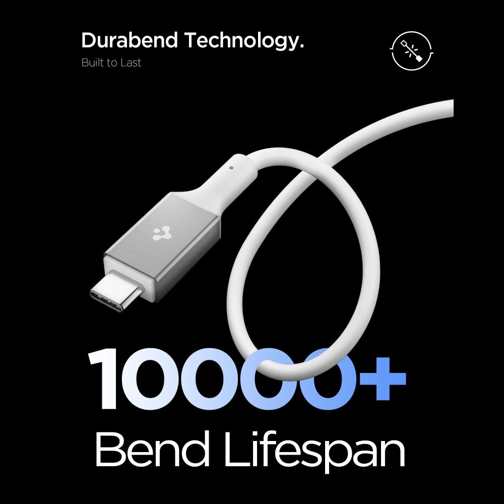 Spigen Spigen 2m 100W USB-C - USB-C Kabel Essential Vit
