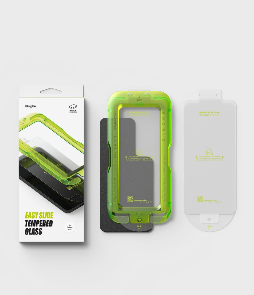 Ringke Ringke Galaxy A57 5G 2-PACK Easy Slide Skärmskydd Härdat Glas