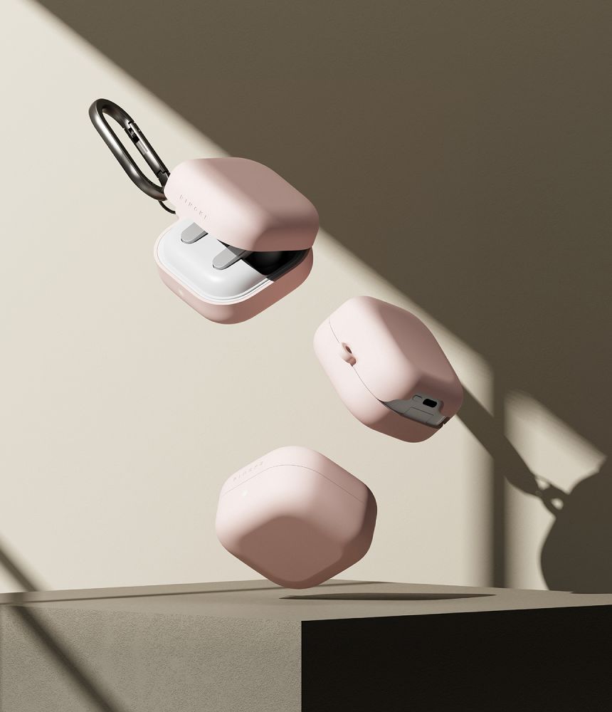 Ringke Ringke Galaxy Buds 4 / 4 Pro Skal Silikon Pink Sand