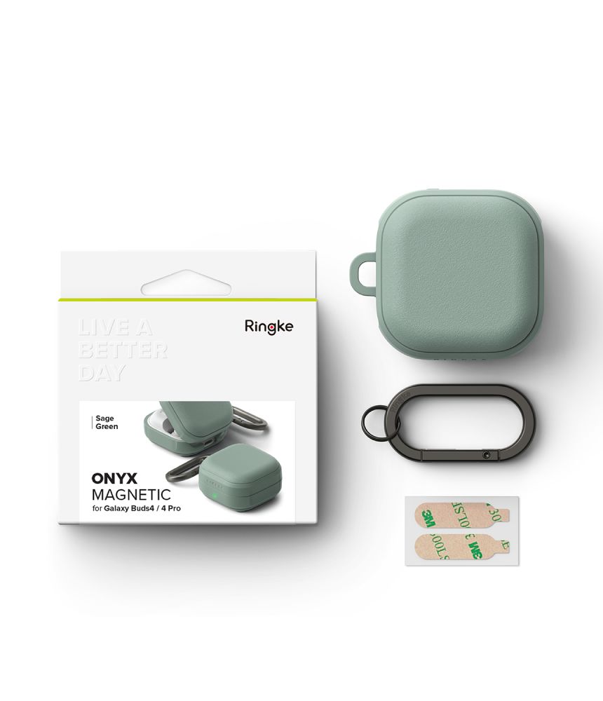 Ringke Ringke Galaxy Buds 4 / 4 Pro Skal MagSafe Onyx Sage Green