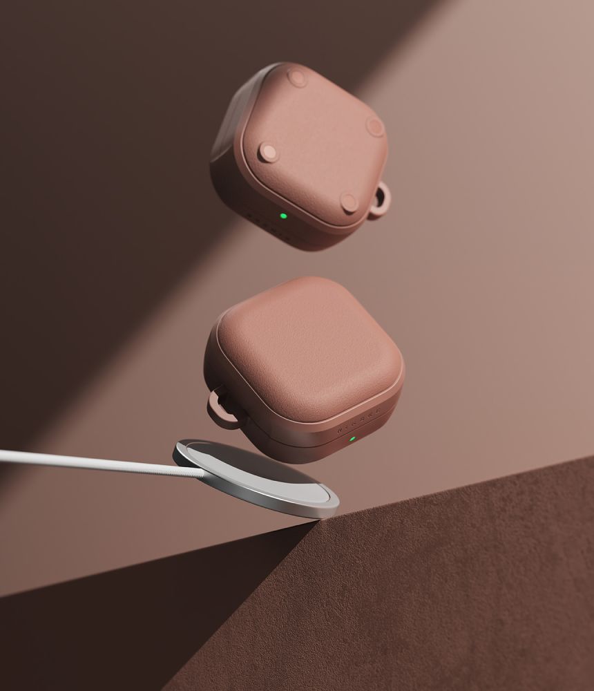 Ringke Ringke Galaxy Buds 4 / 4 Pro Skal MagSafe Onyx Constant Coral