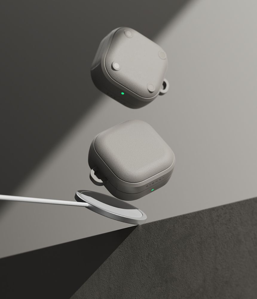 Ringke Ringke Galaxy Buds 4 / 4 Pro Skal MagSafe Onyx Warm Grey