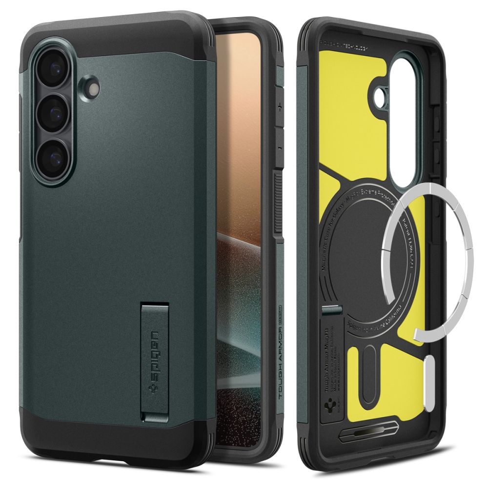Spigen Spigen Galaxy S26 Plus Skal MagSafe Tough Armor Abyss Green